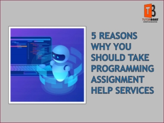 5 reasons Why You Should Take Programming Assignment Help Services