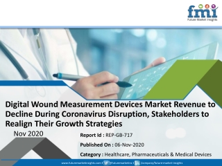 Digital Wound Measurement Devices Market to Witness Contraction, as Uncertainty Looms Following Coronavirus Outbreak