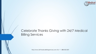 Celebrate Thanks Giving with 247 Medical Billing Services