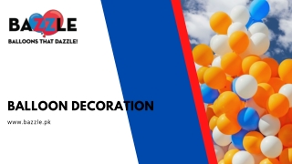 Balloon Decoration – Customized Balloon – Balloon Shop near me: