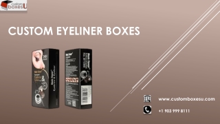 Custom Eyeliner boxes at wholesale