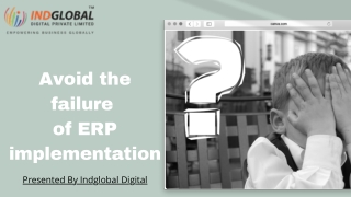 Avoid the failure of ERP implementation