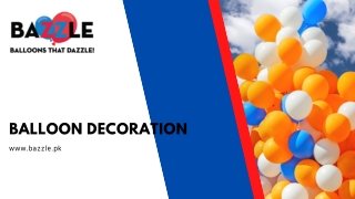 Balloon Decoration – Customized Balloon – Balloon Shop near me: