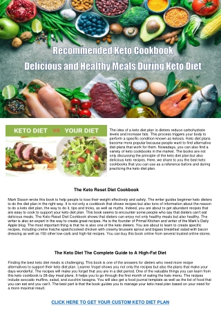 most recommended keto diet plan.