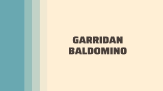 Garridan Baldomino