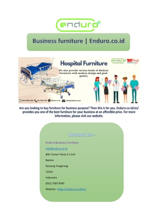 Business furniture | Enduro.co.id