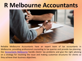 Accountants Melbourne - Reliable Melbourne Accountants