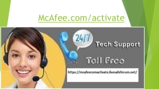 Mcafee.com/Activate | Download, Install & Activate Mcafee