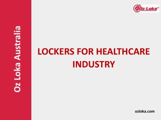 LOCKERS FOR HEALTHCARE INDUSTRY