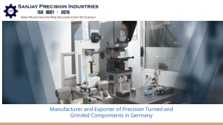 Precision Custom Components Manufacturer Germany