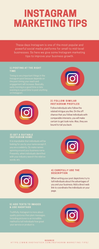 Instagram Marketing Tips