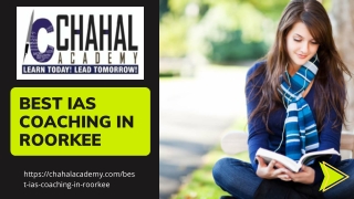 Best IAS Coaching in Roorkee