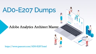 AD0-E207 Adobe Analytics Architect Master Dumps