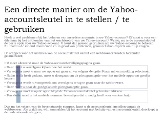 Yahoo telefoonnummer service beschikbaar voor uw behoefte