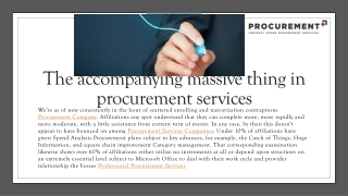 Procurement Company