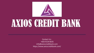 Axios Credit Bank