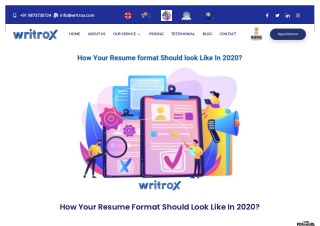 How Your Resume format Should look Like In 2020?