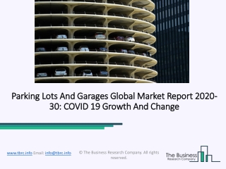 Global Parking Lots And Garages Market Opportunities And Strategies To 2030