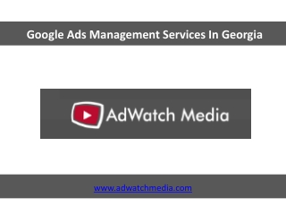 Google Ads Management Services In Georgia