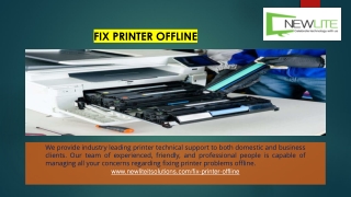 Fix Printer Offline