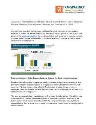 Impact of Covid-19 on Cornmeal Market