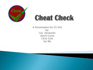 Cheat Check