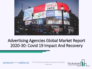 Advertising Agencies Market Shares, Strategies And Forecasts Worldwide 2020 to 2023