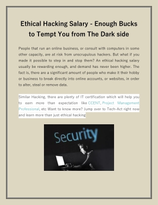 Ethical Hacking Salary - Enough Bucks to Tempt You from The Dark side-converted