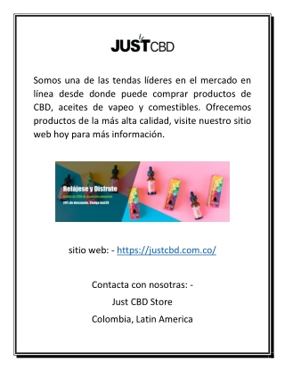 COMPRE PRODUCTOS DE CBD