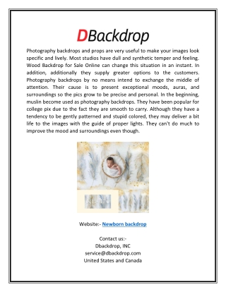 Newborn Backdrop | Dbackdrop