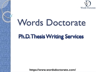 thesis writing for phd