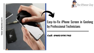 Easy-to-Fix Apple watch and iPhone screen in Geelong by Professional Technicians