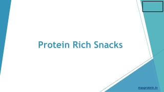 Protein-Rich Snacks