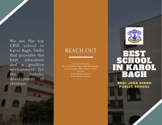 Best School in Karol Bagh