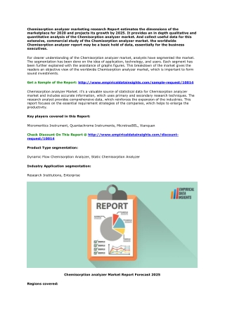 Chemisorption analyzer Market is estimated to Grow at the Highest Growth Rate till 2025