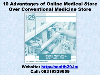 10 Advantages of Online Medical Store Over Conventional Medicine Store