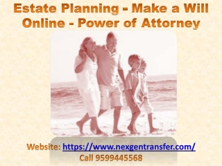 Estate Planning - Make a Will Online - Power of Attorney