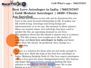 Best Love Astrologer in India |7665787887 | Gold Medalist | 5620  Clients Are Satisfied