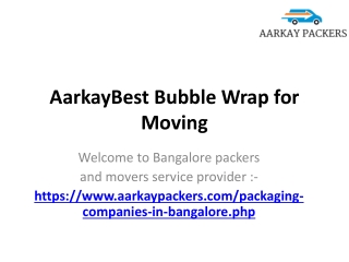 AarkayBest Bubble Wrap for Moving, Packing Bubble Wrap near Me