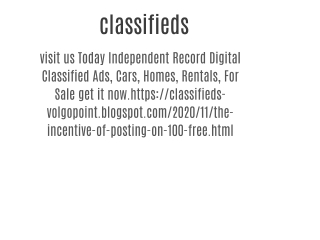 classifieds