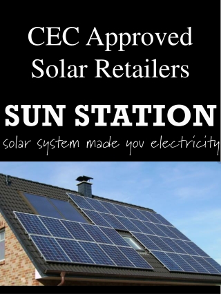 CEC Approved Solar Retailers