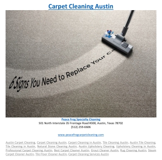 Carpet Cleaning Austin