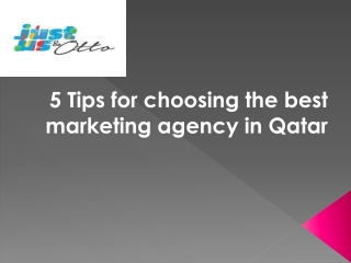 Qatar Marketing Agency Services