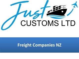 Freight Companies NZ