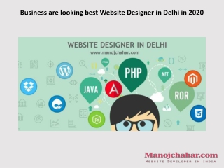 Business are looking best Website Designer in Delhi in 2020