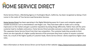 Tree Service Lead Generation