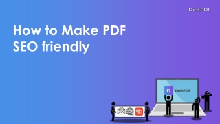 How to make your PDF seo friendly