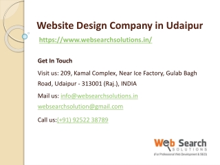Website Design Company in Udaipur