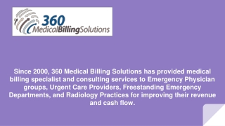 Arizona Emergency Physicians Billing Services - 360 Medical Billing Solutions