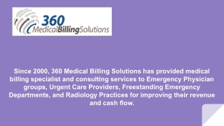 Colorado Emergency Physicians Billing Services - 360 Medical Billing Solutions